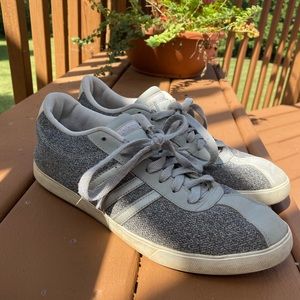 grey adidas sneakers
